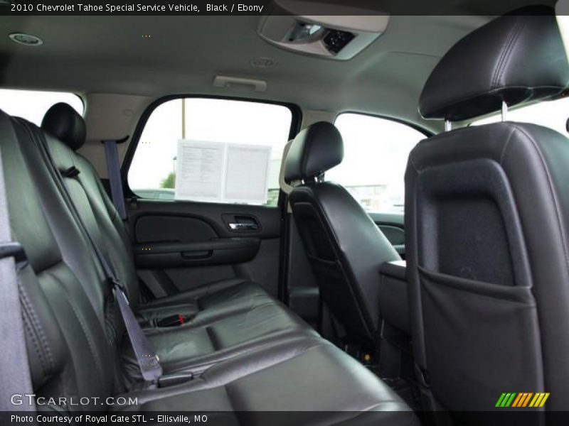 Rear Seat of 2010 Tahoe Special Service Vehicle