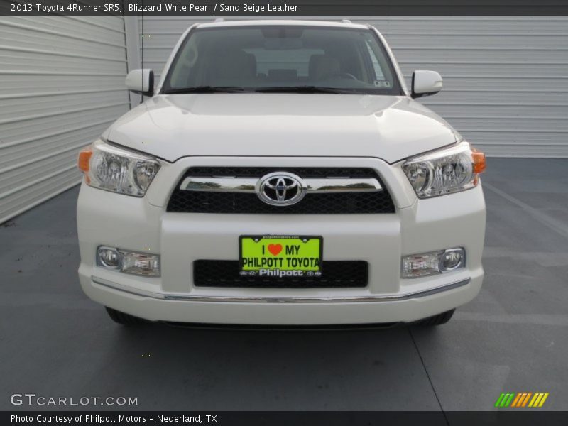 Blizzard White Pearl / Sand Beige Leather 2013 Toyota 4Runner SR5