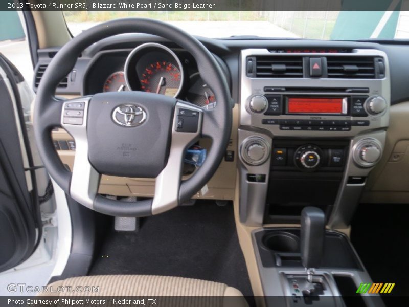 Blizzard White Pearl / Sand Beige Leather 2013 Toyota 4Runner SR5