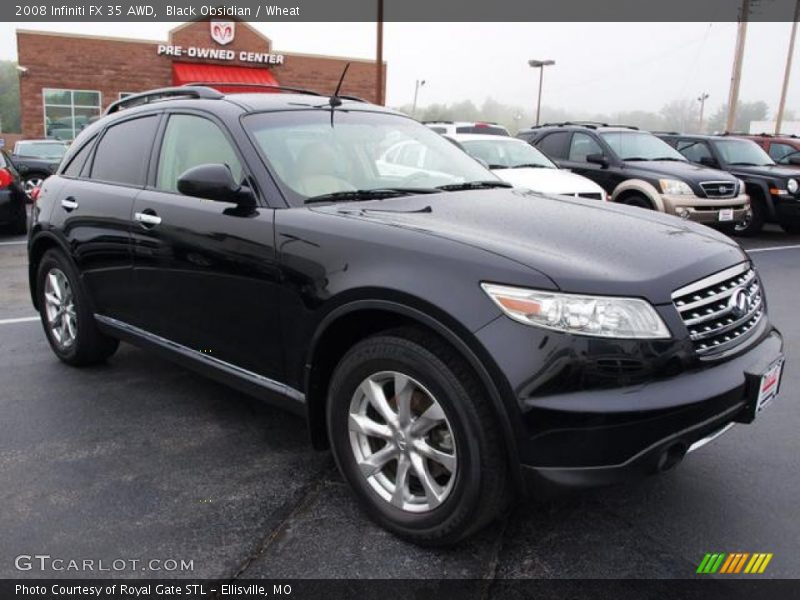 Black Obsidian / Wheat 2008 Infiniti FX 35 AWD