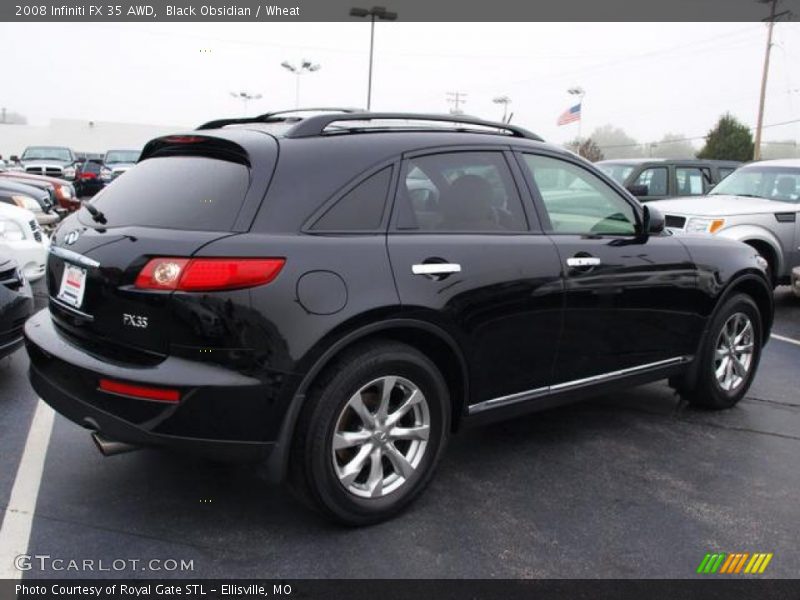 Black Obsidian / Wheat 2008 Infiniti FX 35 AWD
