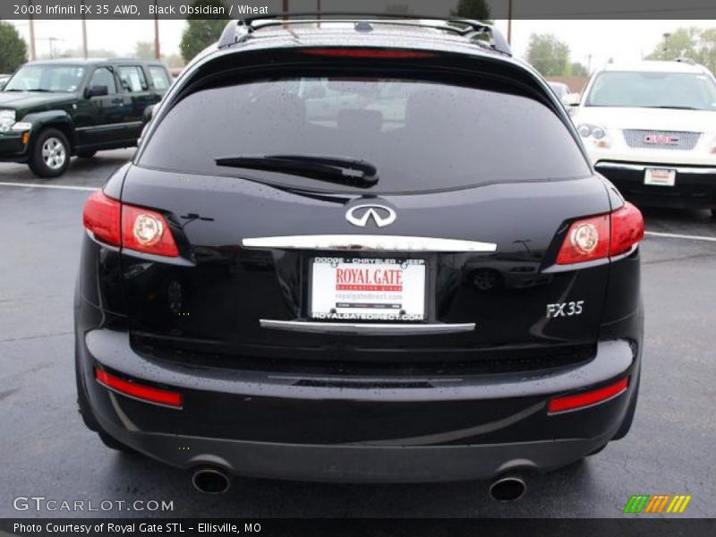 Black Obsidian / Wheat 2008 Infiniti FX 35 AWD