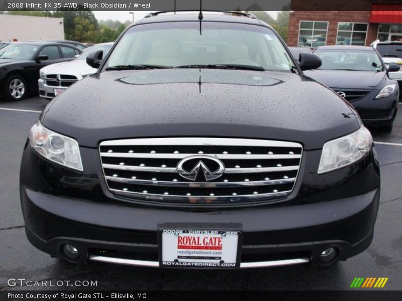Black Obsidian / Wheat 2008 Infiniti FX 35 AWD