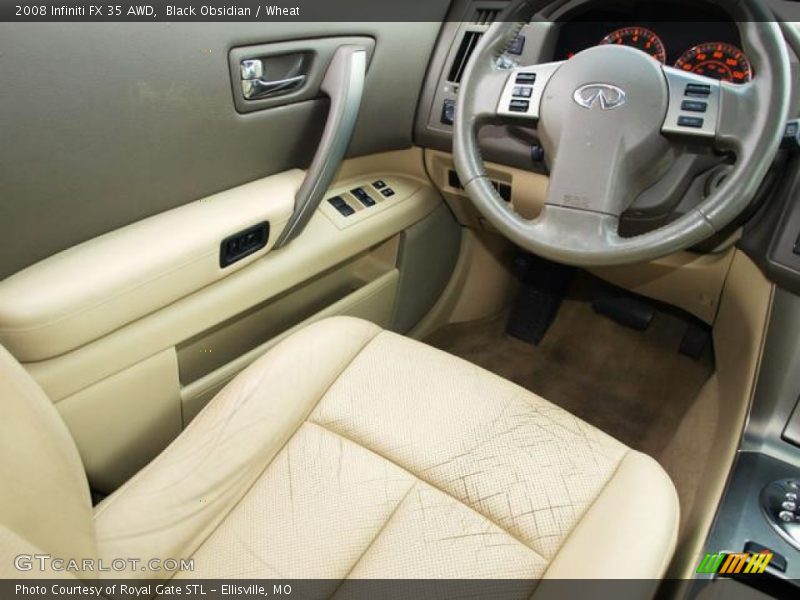 Black Obsidian / Wheat 2008 Infiniti FX 35 AWD