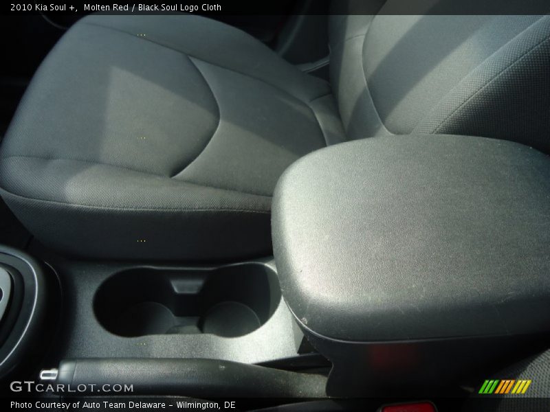 Molten Red / Black Soul Logo Cloth 2010 Kia Soul +