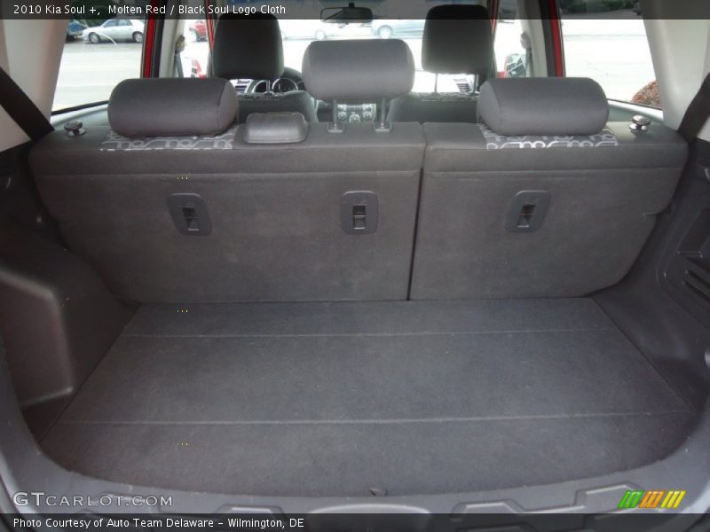 Molten Red / Black Soul Logo Cloth 2010 Kia Soul +