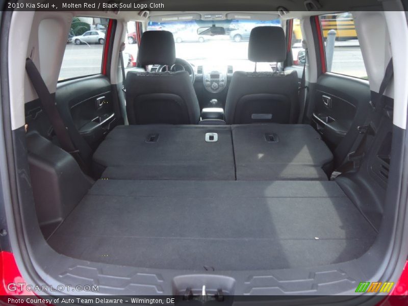Molten Red / Black Soul Logo Cloth 2010 Kia Soul +