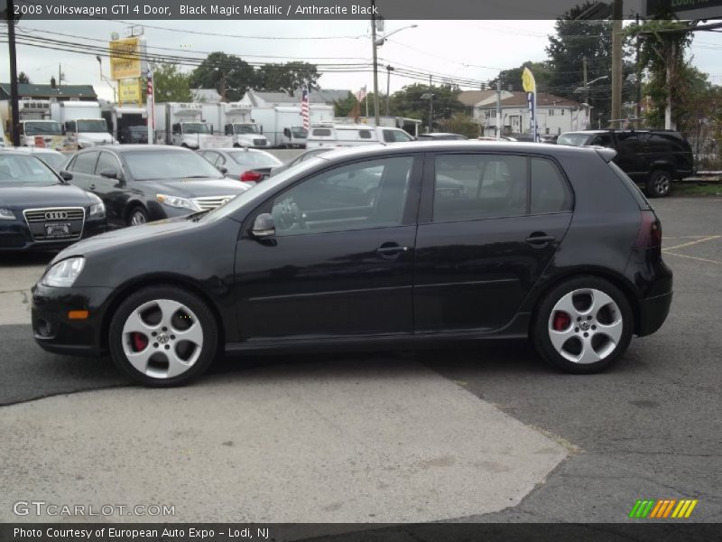 Black Magic Metallic / Anthracite Black 2008 Volkswagen GTI 4 Door