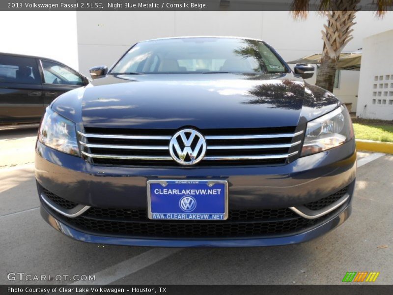 Night Blue Metallic / Cornsilk Beige 2013 Volkswagen Passat 2.5L SE