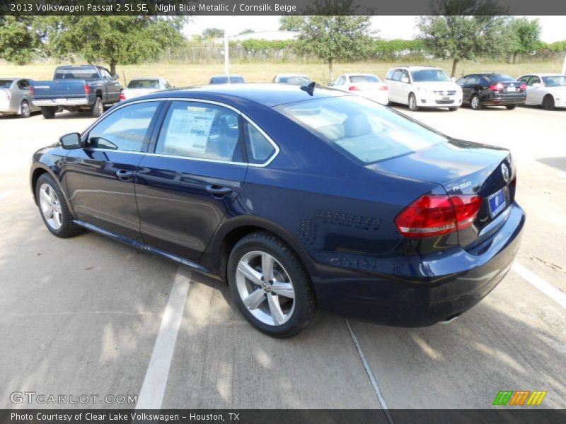 Night Blue Metallic / Cornsilk Beige 2013 Volkswagen Passat 2.5L SE