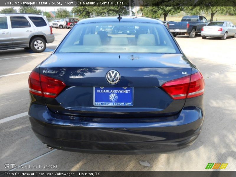 Night Blue Metallic / Cornsilk Beige 2013 Volkswagen Passat 2.5L SE