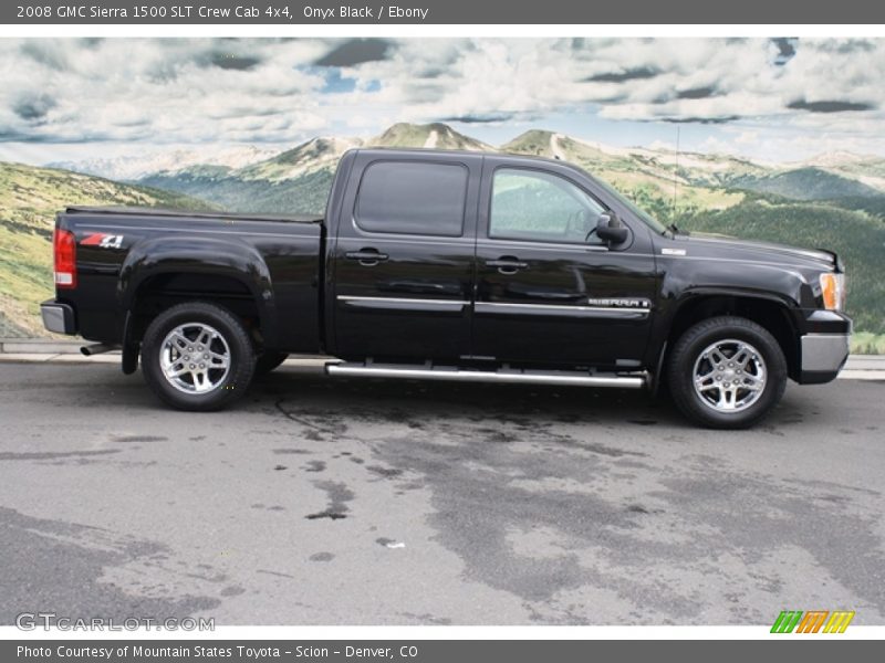 Onyx Black / Ebony 2008 GMC Sierra 1500 SLT Crew Cab 4x4