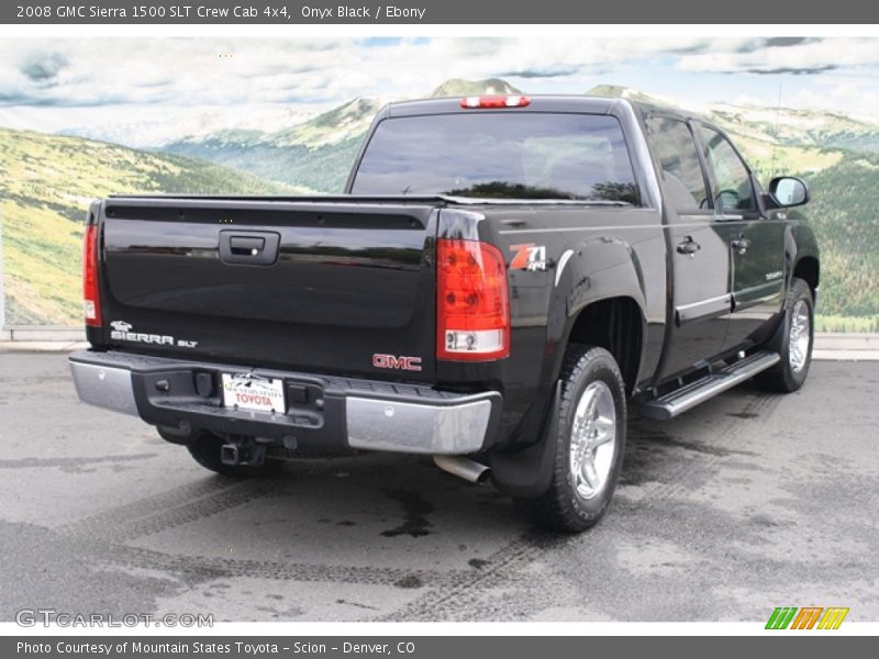 Onyx Black / Ebony 2008 GMC Sierra 1500 SLT Crew Cab 4x4
