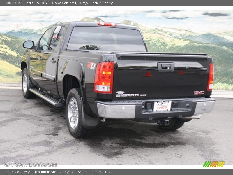 Onyx Black / Ebony 2008 GMC Sierra 1500 SLT Crew Cab 4x4