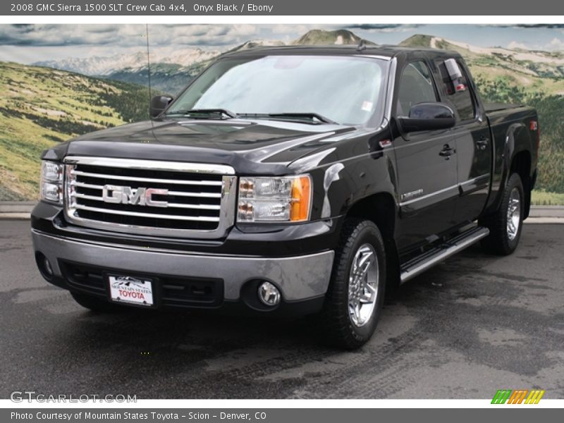 Onyx Black / Ebony 2008 GMC Sierra 1500 SLT Crew Cab 4x4