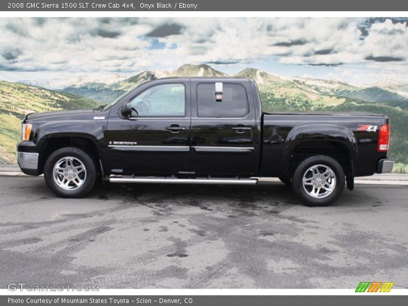 Onyx Black / Ebony 2008 GMC Sierra 1500 SLT Crew Cab 4x4