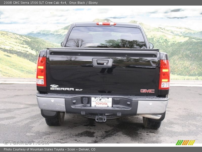 Onyx Black / Ebony 2008 GMC Sierra 1500 SLT Crew Cab 4x4