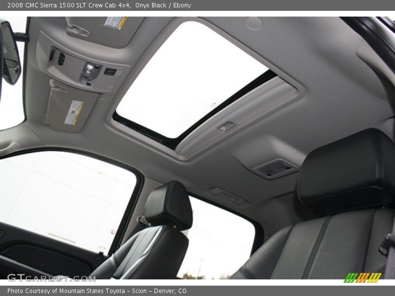 Onyx Black / Ebony 2008 GMC Sierra 1500 SLT Crew Cab 4x4