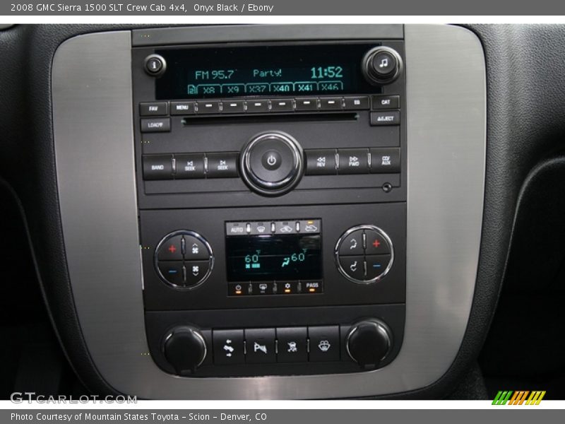 Onyx Black / Ebony 2008 GMC Sierra 1500 SLT Crew Cab 4x4