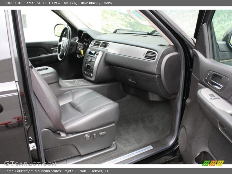 Onyx Black / Ebony 2008 GMC Sierra 1500 SLT Crew Cab 4x4