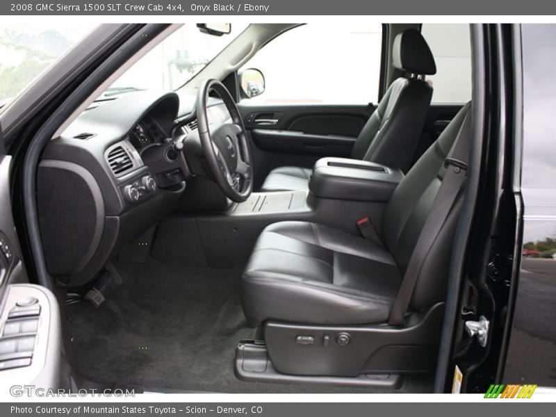 Onyx Black / Ebony 2008 GMC Sierra 1500 SLT Crew Cab 4x4