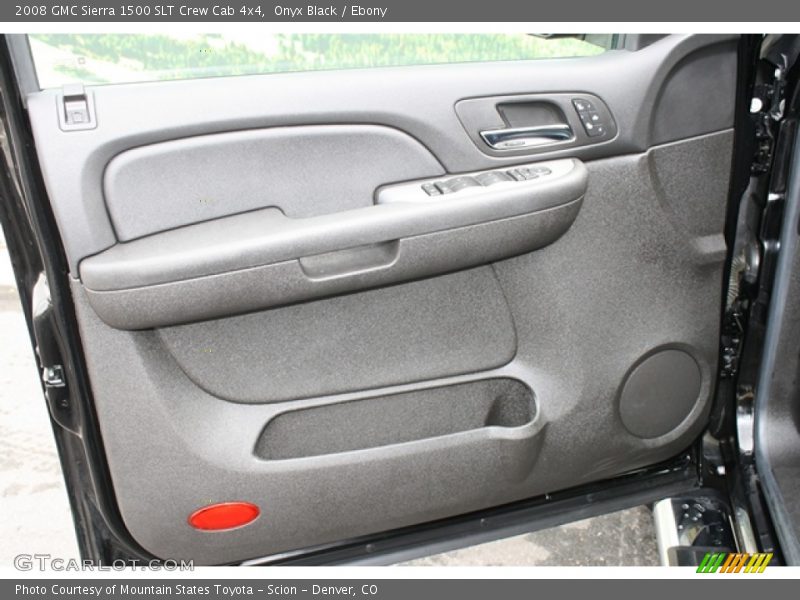 Onyx Black / Ebony 2008 GMC Sierra 1500 SLT Crew Cab 4x4