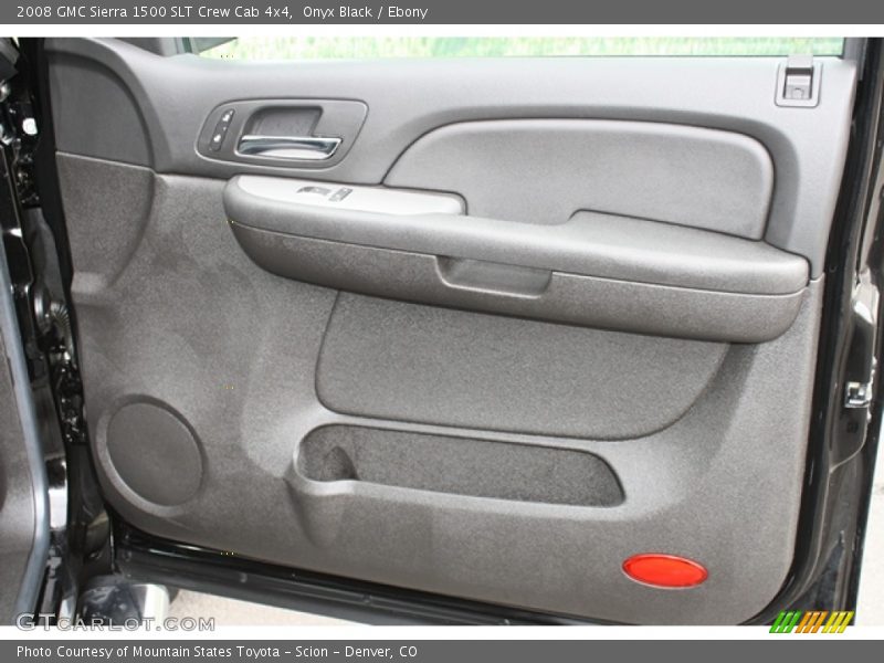 Onyx Black / Ebony 2008 GMC Sierra 1500 SLT Crew Cab 4x4