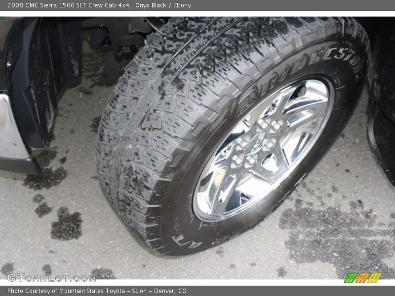 Onyx Black / Ebony 2008 GMC Sierra 1500 SLT Crew Cab 4x4