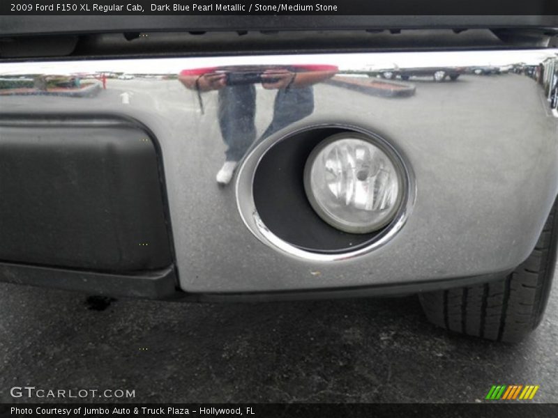 Dark Blue Pearl Metallic / Stone/Medium Stone 2009 Ford F150 XL Regular Cab