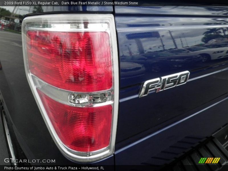 Dark Blue Pearl Metallic / Stone/Medium Stone 2009 Ford F150 XL Regular Cab