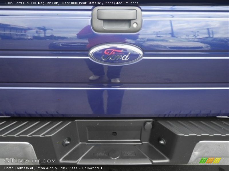Dark Blue Pearl Metallic / Stone/Medium Stone 2009 Ford F150 XL Regular Cab