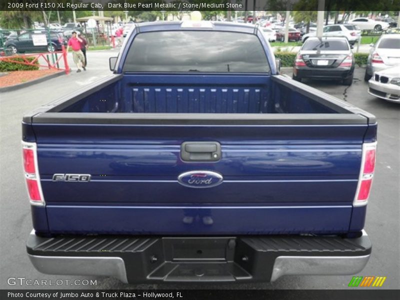 Dark Blue Pearl Metallic / Stone/Medium Stone 2009 Ford F150 XL Regular Cab