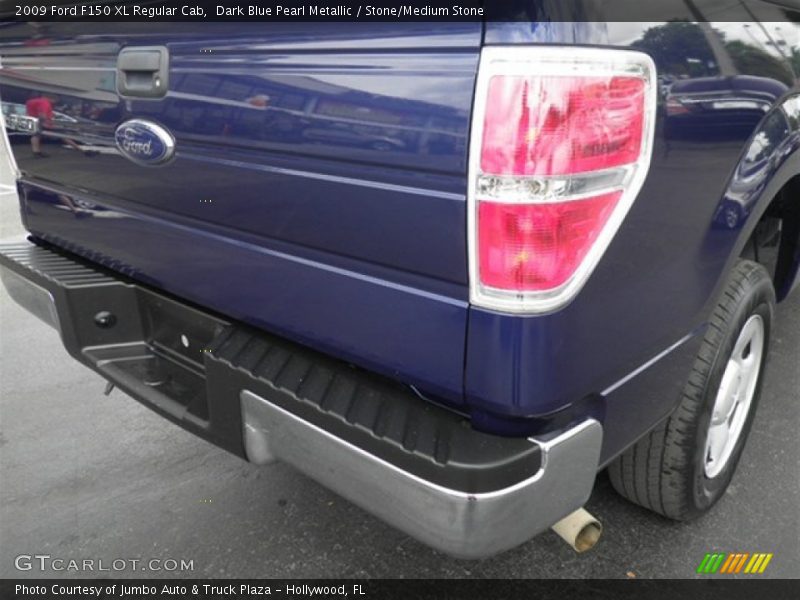 Dark Blue Pearl Metallic / Stone/Medium Stone 2009 Ford F150 XL Regular Cab