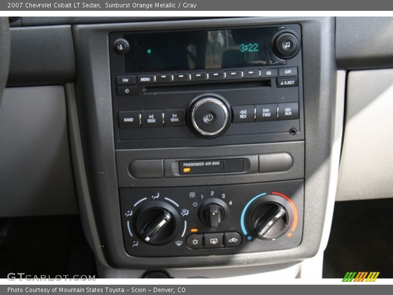 Sunburst Orange Metallic / Gray 2007 Chevrolet Cobalt LT Sedan