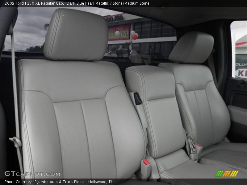 Dark Blue Pearl Metallic / Stone/Medium Stone 2009 Ford F150 XL Regular Cab