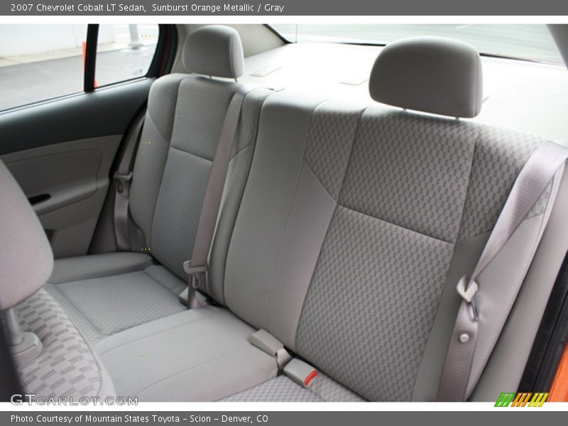 Sunburst Orange Metallic / Gray 2007 Chevrolet Cobalt LT Sedan