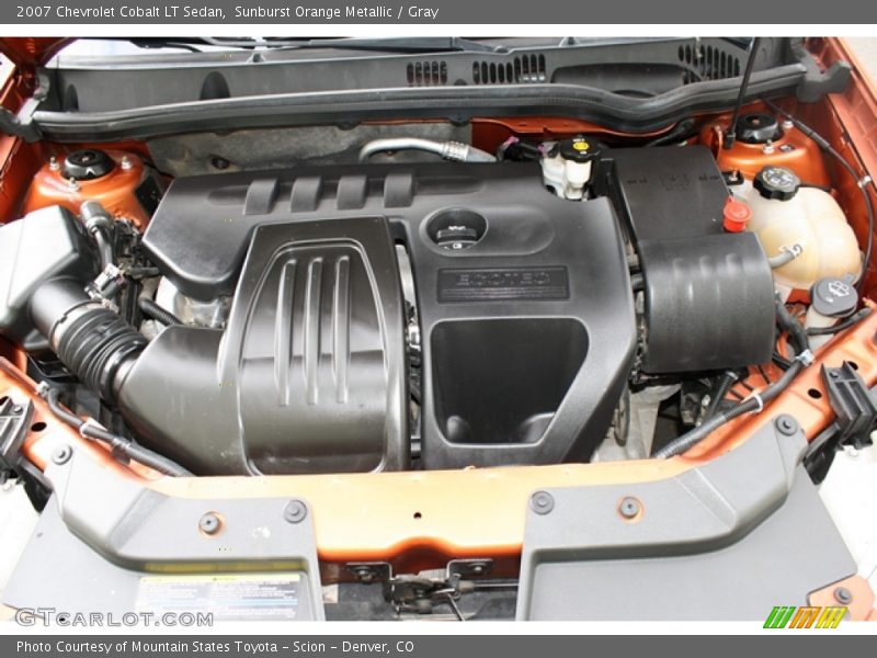 Sunburst Orange Metallic / Gray 2007 Chevrolet Cobalt LT Sedan