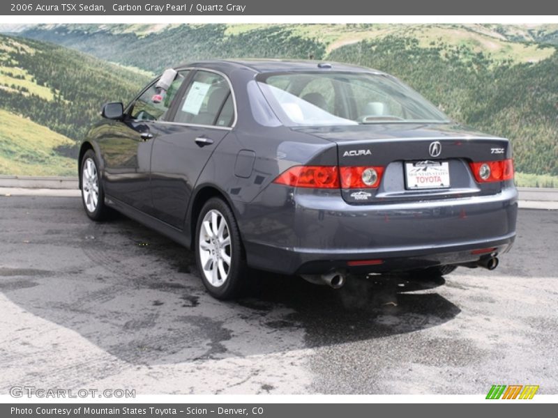 Carbon Gray Pearl / Quartz Gray 2006 Acura TSX Sedan
