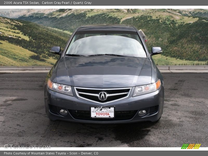 Carbon Gray Pearl / Quartz Gray 2006 Acura TSX Sedan