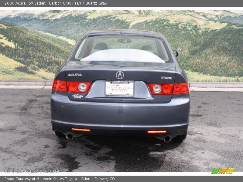 Carbon Gray Pearl / Quartz Gray 2006 Acura TSX Sedan