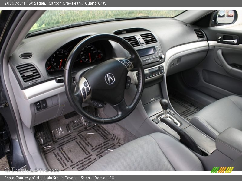Carbon Gray Pearl / Quartz Gray 2006 Acura TSX Sedan