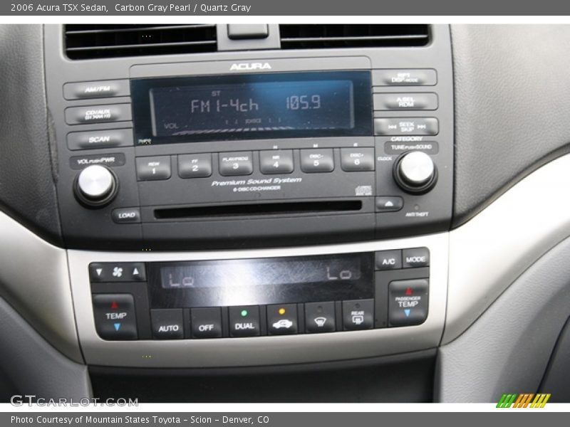 Carbon Gray Pearl / Quartz Gray 2006 Acura TSX Sedan