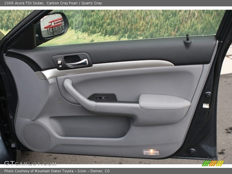 Carbon Gray Pearl / Quartz Gray 2006 Acura TSX Sedan