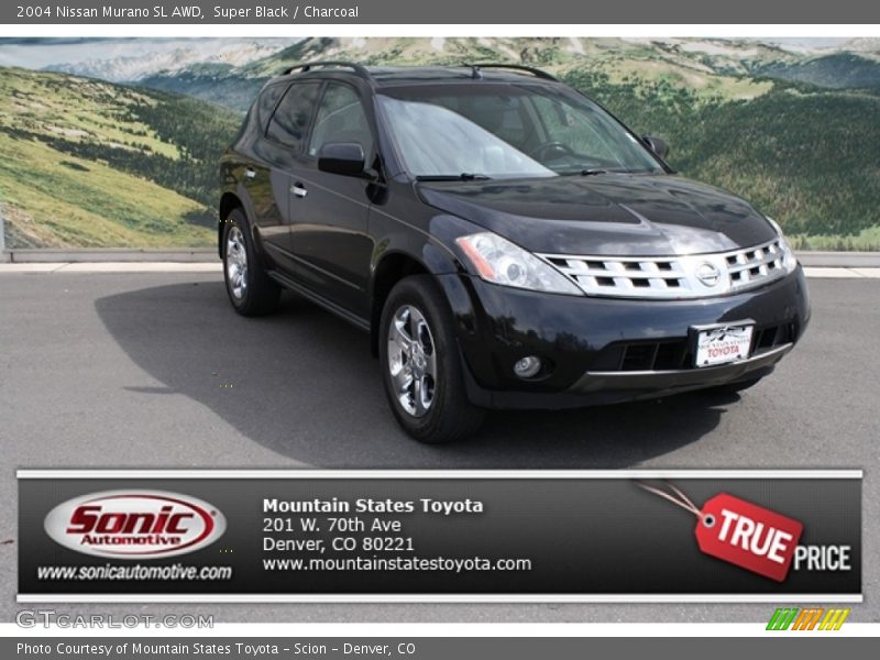Super Black / Charcoal 2004 Nissan Murano SL AWD
