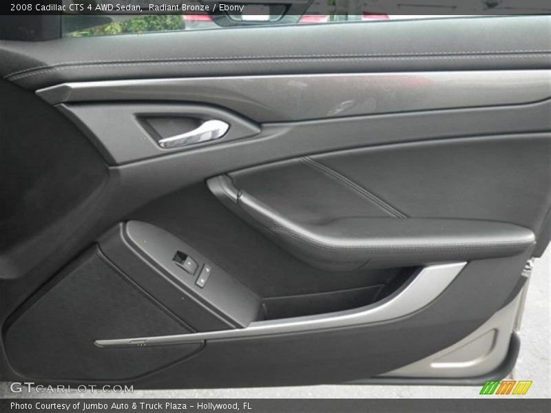Radiant Bronze / Ebony 2008 Cadillac CTS 4 AWD Sedan