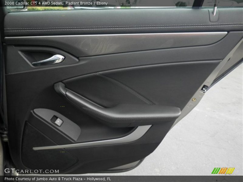 Radiant Bronze / Ebony 2008 Cadillac CTS 4 AWD Sedan