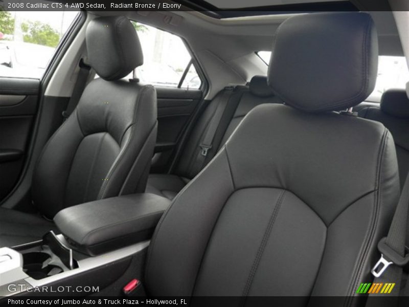 Radiant Bronze / Ebony 2008 Cadillac CTS 4 AWD Sedan