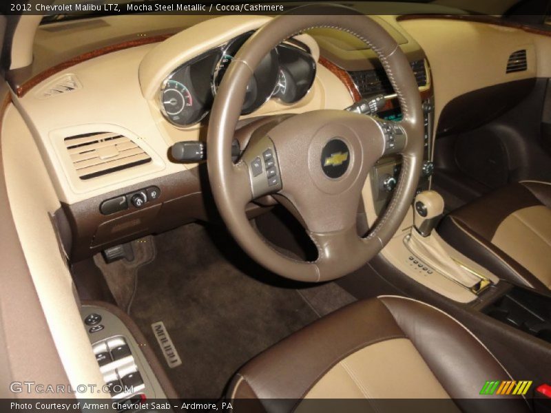 Mocha Steel Metallic / Cocoa/Cashmere 2012 Chevrolet Malibu LTZ
