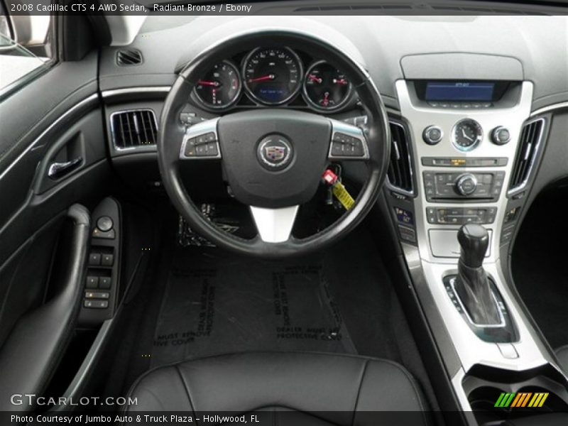 Radiant Bronze / Ebony 2008 Cadillac CTS 4 AWD Sedan