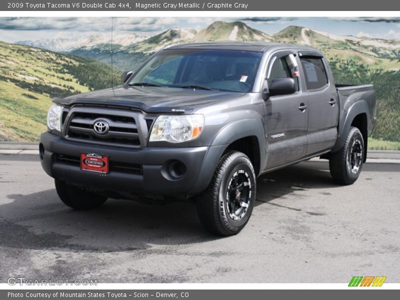 Magnetic Gray Metallic / Graphite Gray 2009 Toyota Tacoma V6 Double Cab 4x4
